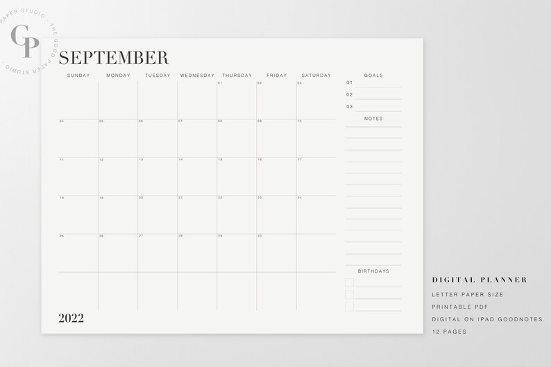 Sep 2022 To Aug 2023 Digital Modern Calendar Printable Or Etsy sep-2022-to-aug-2023-digital-modern-calendar-printable-or-etsy