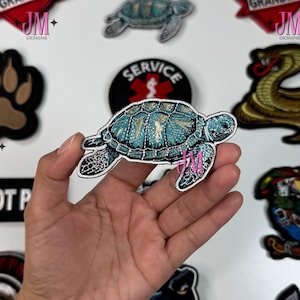 Sea Turtle Iron On Patch |Iron On | Bold Patch| Funny Patches | Hat Bar|Trucker Hat