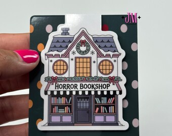 The Horror Bookshop Magnetic Bookmarks, Stocking stuffer, Celestial Bookmark,Gifts for Readers
