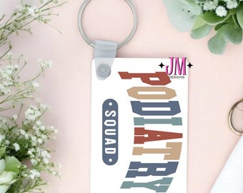 Podiatry Double Sided Keychain, Podiatrist, DPM Graduation Gift, Personalized,  Podiatrists Gift,  Doctor Of Podiatry