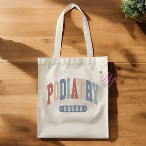 Bolsas de mano para podología: datos sobre podología, escuela de podología, regalos para estudiantes de medicina, reutilizables y portátiles