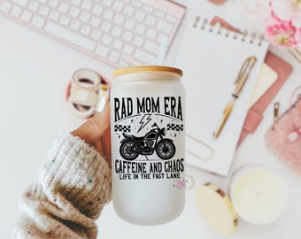 Rad Mom Era Glass Coffee Cup| Mothers Day Gift| Gifts For Mom| Mama