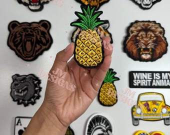 Pineapple Iron On Patch |Iron On | Hat Bar|Trucker Hat