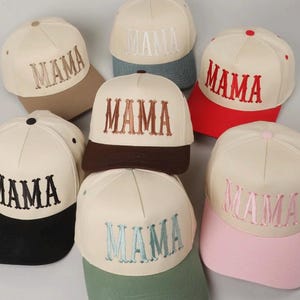 Embroidered Mama Hat| Mom Hat| Mama Hat| Trucker Hat| Custom Embroidery| Mothers Day Gift