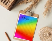 To Do Checklist, SelfCare and Gratitude Tracker for Daily Organization, self care gifts, organization for teens