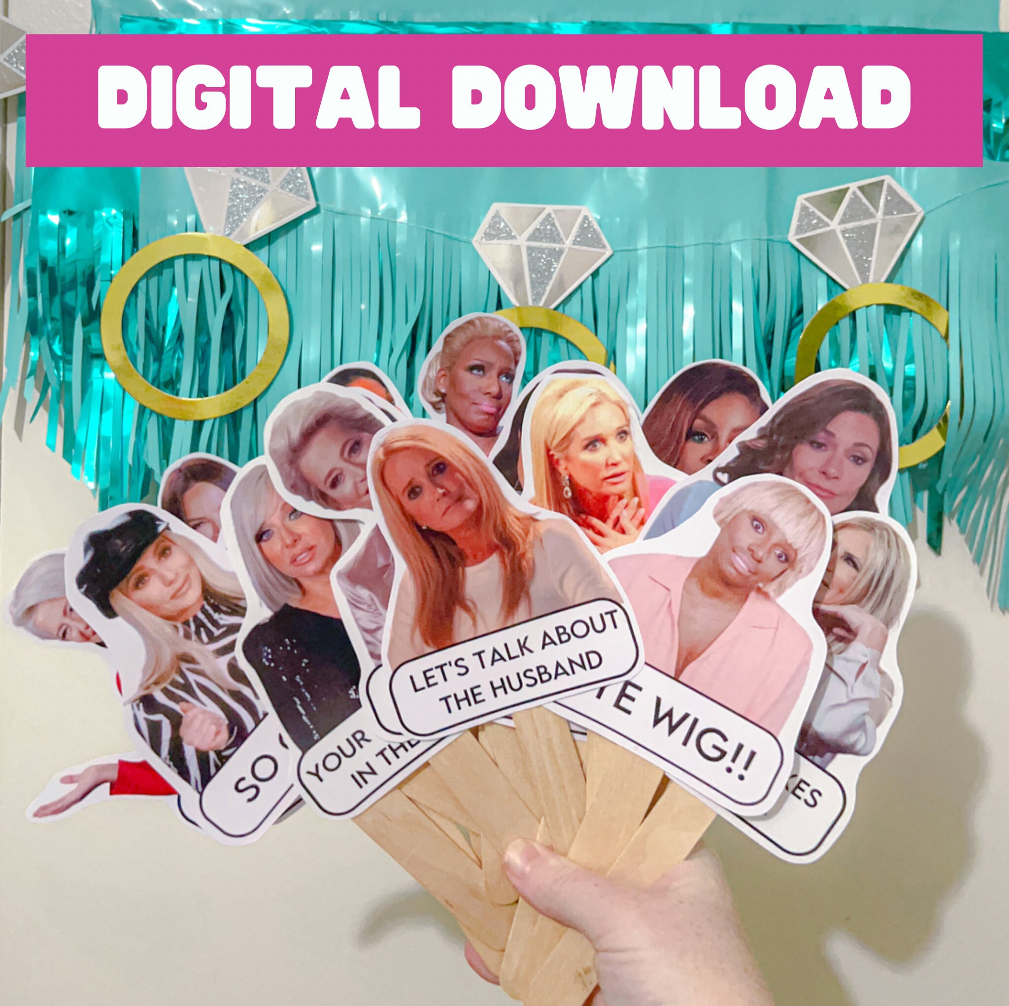 Bravo Real Housewives Quotes digital Download Housewives Etsy