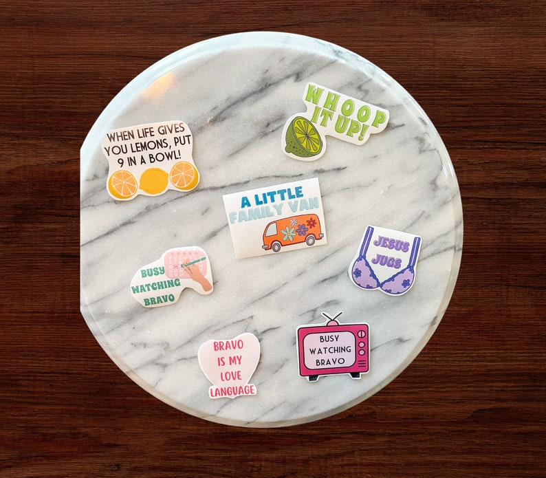 Real Housewives of Orange County Quote Stickers Sticker Set Etsy