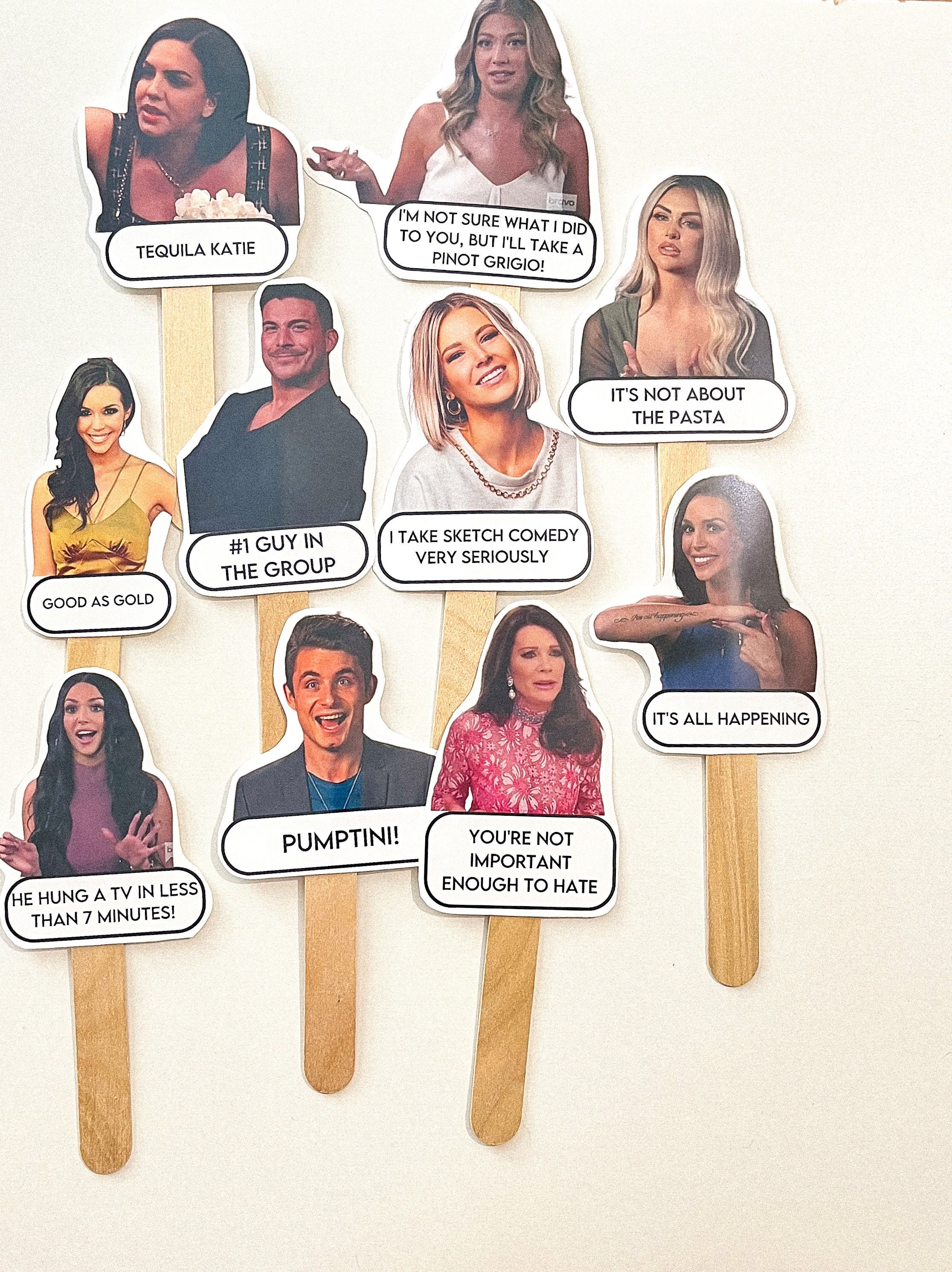 VPR Vanderpump Rules Photo Booth Props Bravo TV Party Etsy