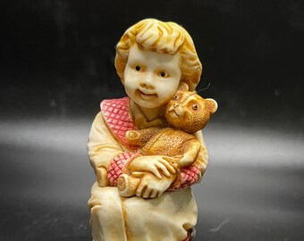 Harmony Kingdom Angelique Pastille Ansedog Surprise Trinket Box First Edition Mint in Original Box