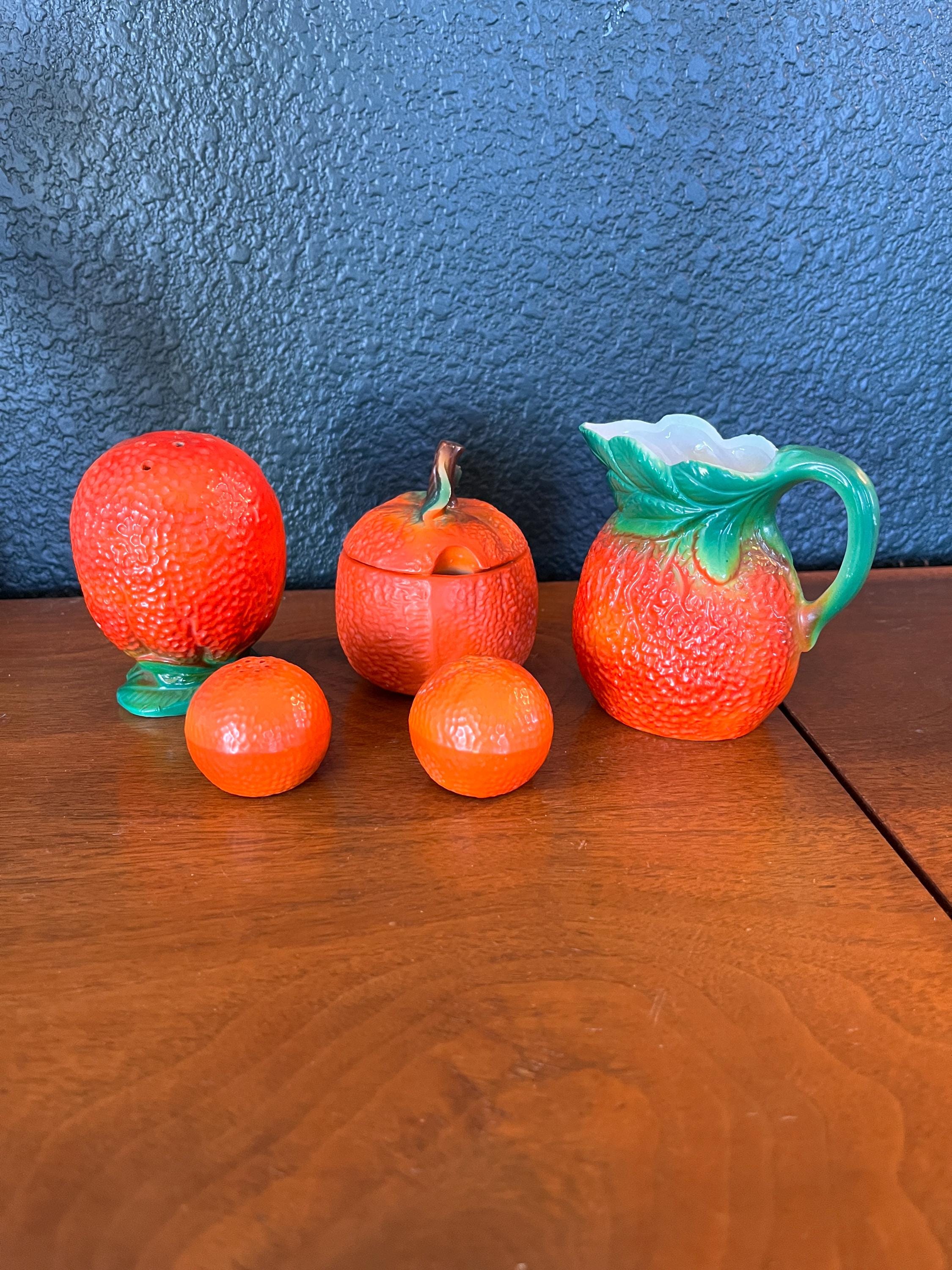 Orange China Set 1940s - Etsy