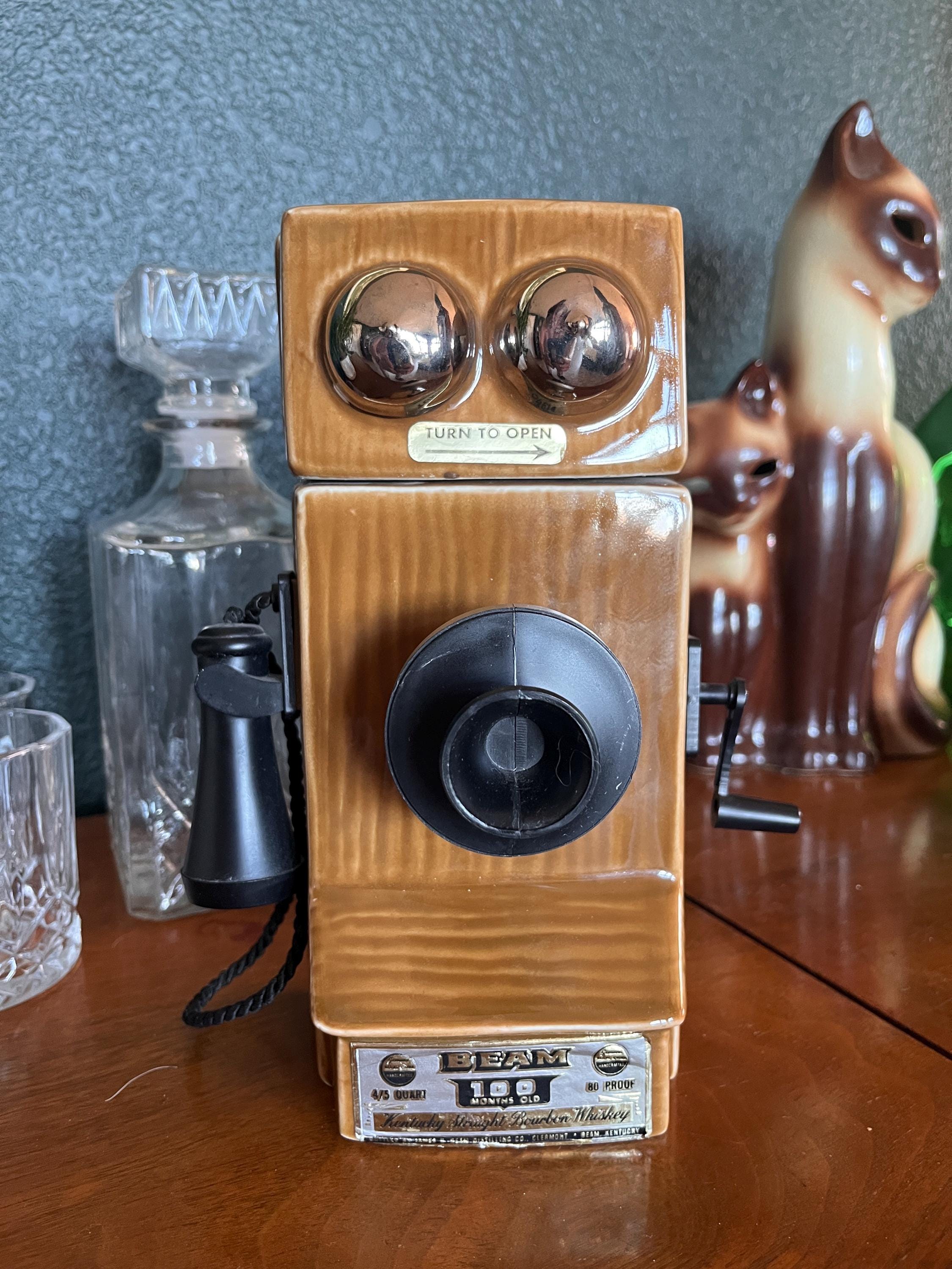 Jim Beam Telephone Decanter - Etsy