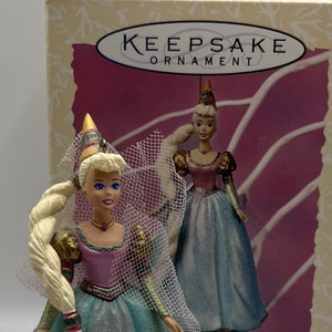 Hallmark Spring Collection Rapunzel Barbie Ornament, Mint in Box, First in the Series