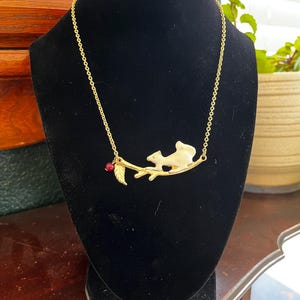 Darling Enameled Squirrel Necklace, SO UNIQUE!!