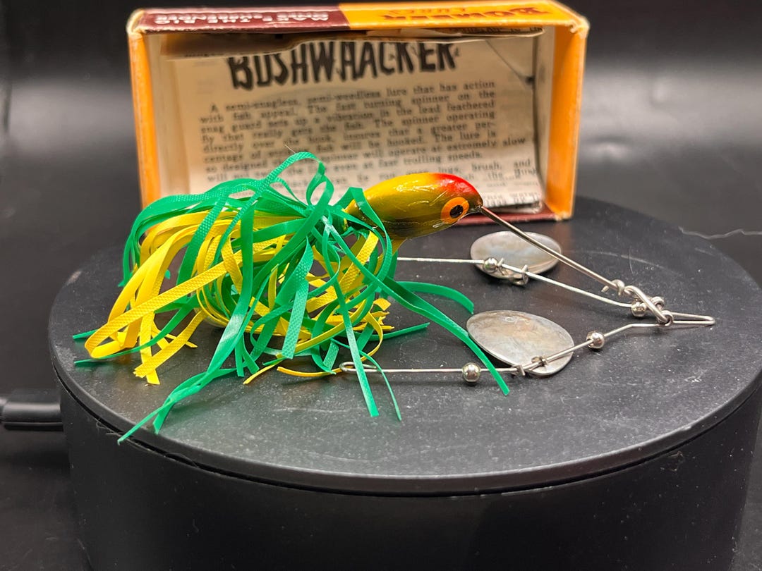 Leurre De Pêche Vintage Bomber Bushwhacker, Spinnerbait Pour Bass, Métal