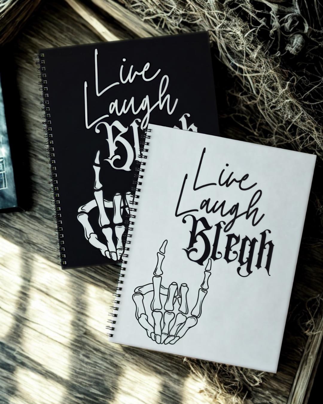 Gothic Graphic Spiral Notebook · Live Laugh Blegh · Emo Stationery ...