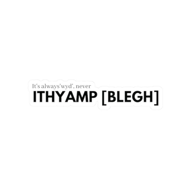 Cyberhex 'wyd' Vinyl Sticker - Motionless in White ITHYAMP Inspired image 2