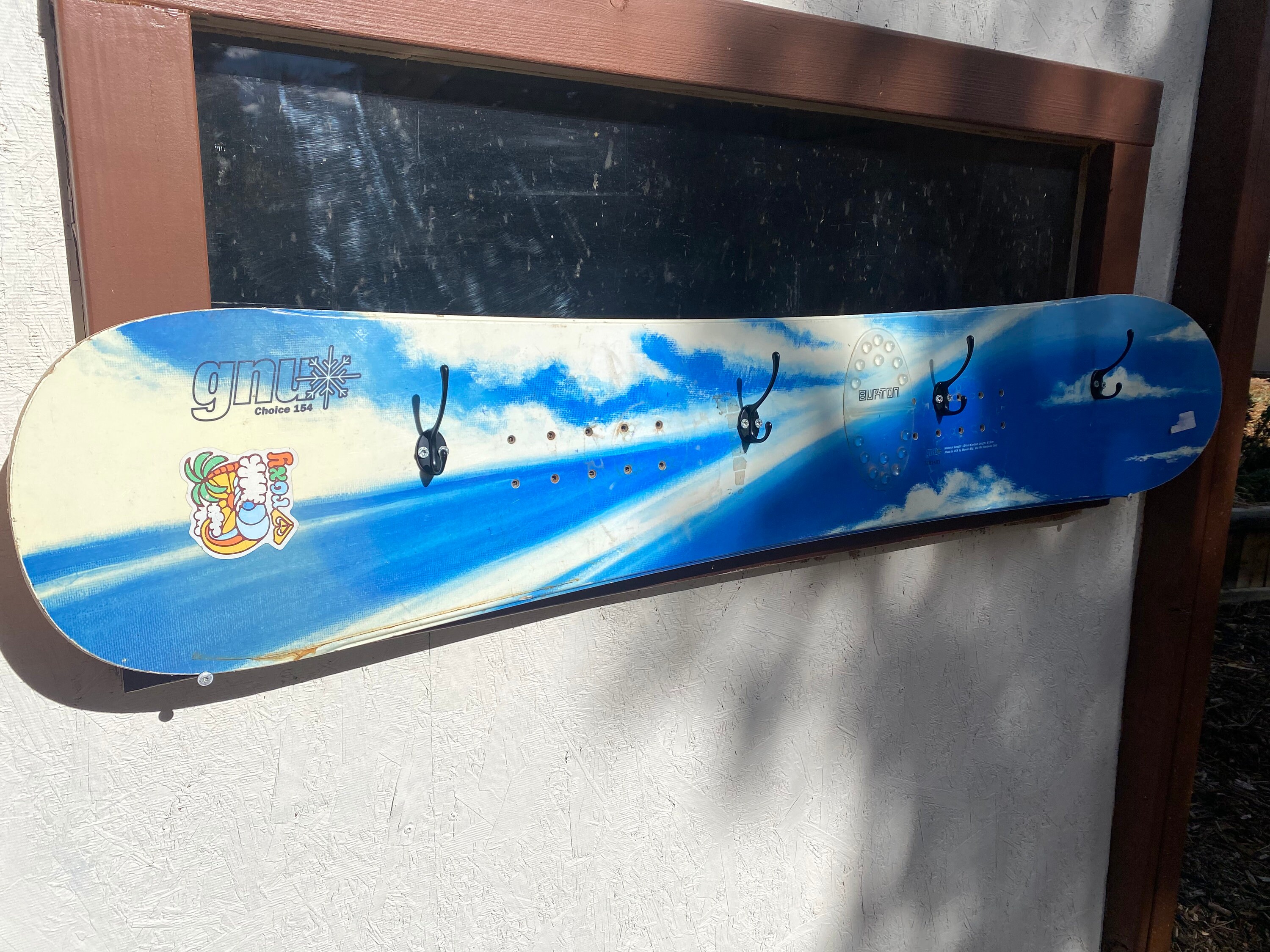 Snowboard Coat Rack Etsy