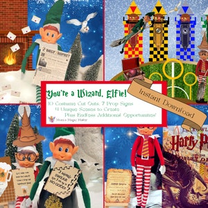 You&#39;re a Wizard, Elfie! * Christmas Elf Printable