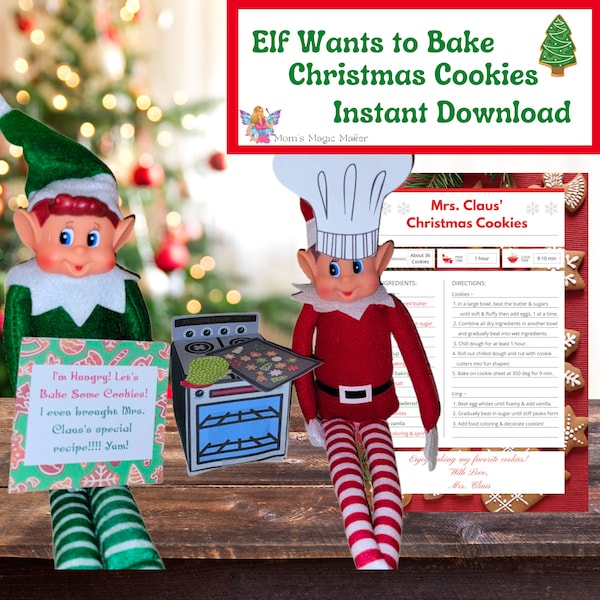 Elf Cookies Etsy