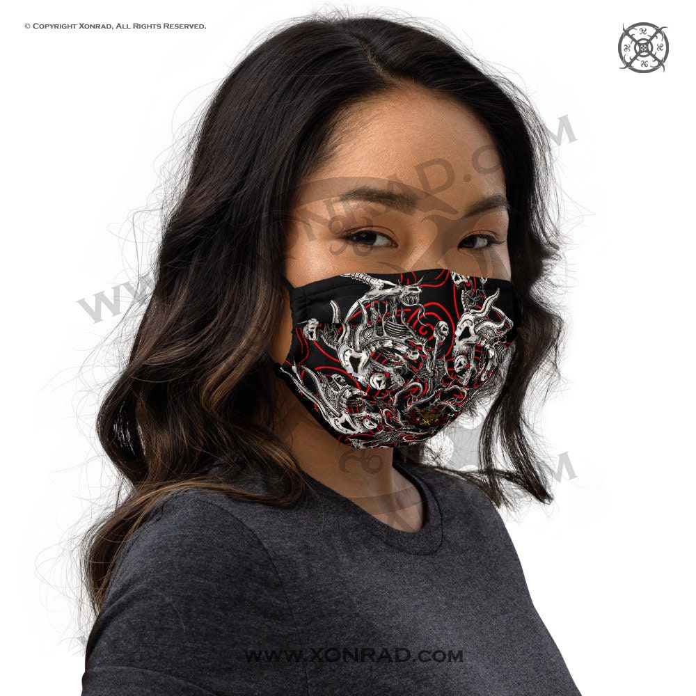 Boneworks 2 DIGITAL SKETCHWORK Premium Face Mask - Etsy