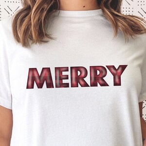 Merry Shirt, Christmas TShirt, Christmas Apparel, Graphic Design Holiday Tshirt, Christmas Gift Tee, Soft Cotton Shirt