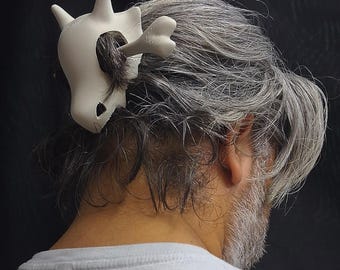 Cubone Hair Clip – 3D Printed Pokémon Bone Helmet Claw