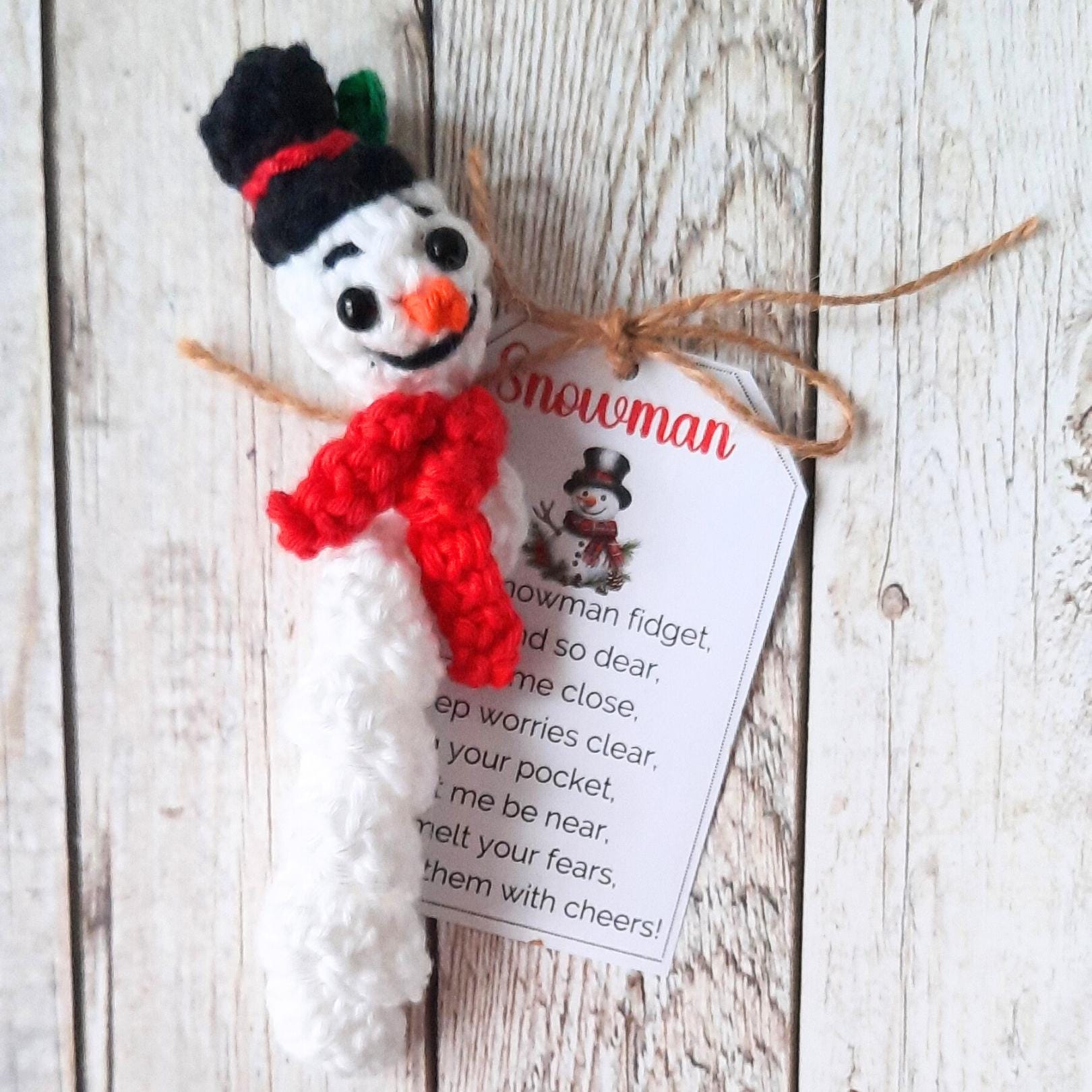40 Crochet Snails, Slugs, Caterpillars, and Worms Patterns Worth Noticing 28 Snowman Worry Worm Crochet