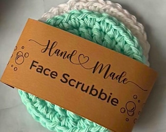 Face Scrubbies Crochet PATTERN,  PDF crochet pattern Face Pads, Eco-friendly, Facial Round pattern, Scrubby Pattern, DIY makeup wipes, Scrub