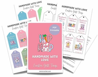 Easter Crochet Gift Tags | PDF Printable | Instant Download