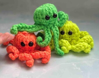 Inky The Octopus Crochet Pattern | Octopus Crochet | Anchor the Octopus | Beginner Friendly Crochet Pattern | Digital Download