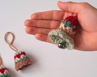 Christmas Bell Crochet PATTERN, Step-by-Step Tutorial, Festive Holiday Decor,  Christmas Tree Decoration, Festive Craft, Holiday Ornament
