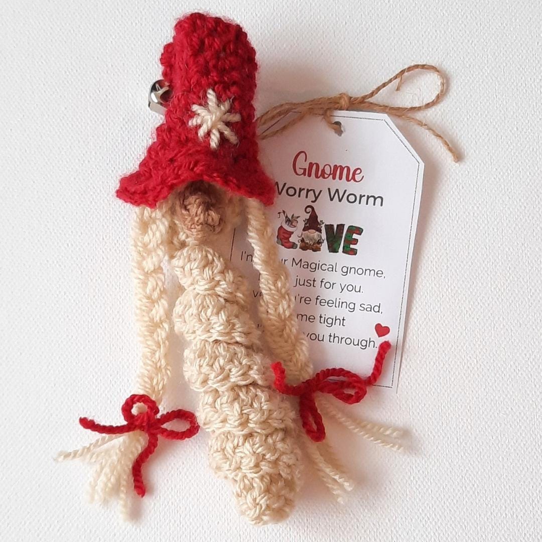 Crochet Pattern Gnome Worry Worm Crochet