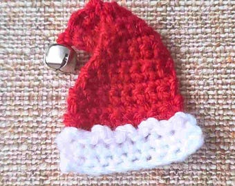 Santa Hat Appliqué Crochet Pattern | Christmas Crochet Pattern | Easy Crochet Pattern PDF Download | Instant Download