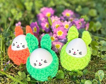 Bunny Easter Egg Cozy Crochet Pattern | Easter Bunny Egg | Crochet Easter Décor | Fun Easy DIY Project for Beginners | Digital Download