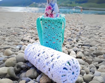 CRCHET PATTERN, Water Bottle Holder, Crochet Water Bottle Cozy Pattern, Water Bottle Holder Crochet Pattern, Water Bottle Bag Crochet Patten