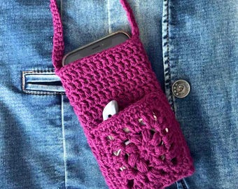 Easy Phone Case Crochet PATTERN | Easy Pattern for Beginners, Phone Case DIY, Crochet Cover Tutorial, crochet pouch, phone cover
