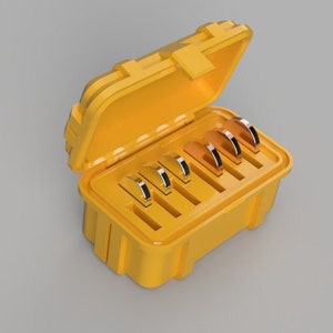 Rugged CR1632 & CR2032 Battery Holder | Battery Box | Compact Storage Case