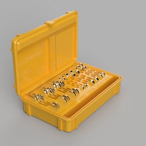 Rugged Catch-All, CR2016, CR2025, CR2032, LR41, LR44, LR54 Combo Battery Box | Battery Holder | Compact Storage Case