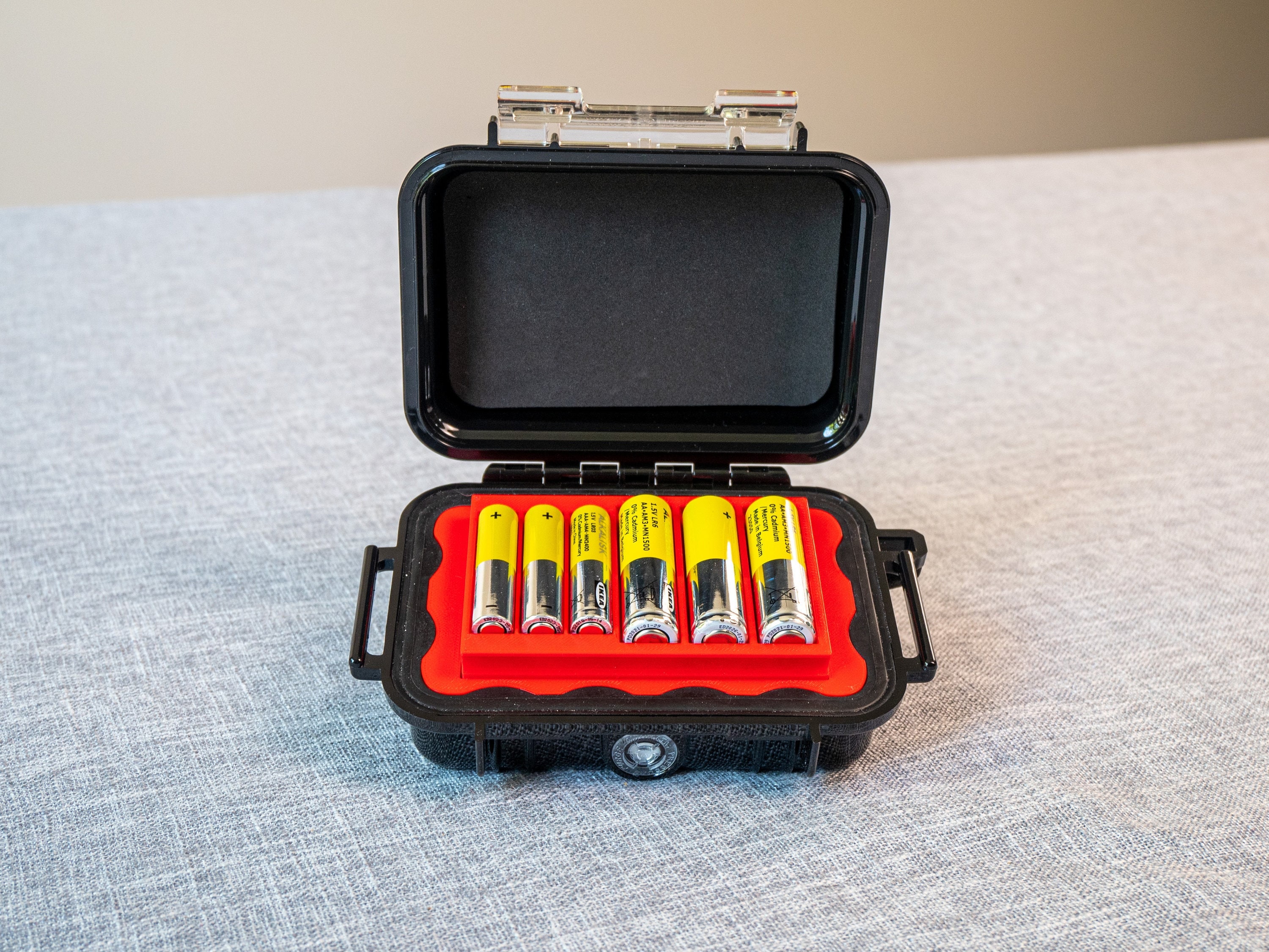 6-AA & 6-AAA Insert for Pelican 1010 Micro Case | Compact Battery