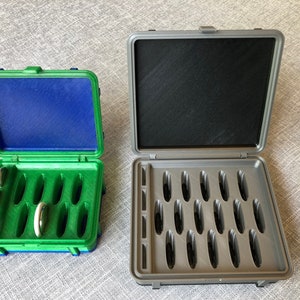 Rugged AirTag & CR2032 Storage Box | Apple AirTag Holder | Coin Battery Organizer | CR2032 Case | Battery Storage Container image 2