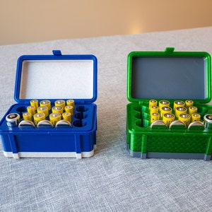 Rugged AA, AAA, CR2032, CR123/A Combo Battery Box | Battery Holder | Compact Storage Case