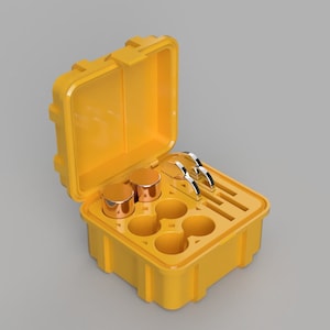 Rugged CR2 & CR2032 Combo Battery Box | Battery Holder | Compact Storage Case