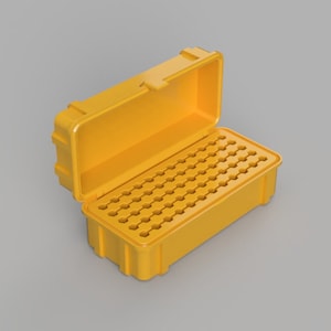 Rugged (60) 2in Hex Bit Box | Bit Organizer | Compact Tool Storage