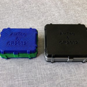 Rugged AirTag & CR2032 Storage Box | Apple AirTag Holder | Coin Battery Organizer | CR2032 Case | Battery Storage Container image 7