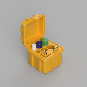 Rugged 123, 2032, 1632, AAA & AA Battery Holder | Battery Box | Compact Storage Case