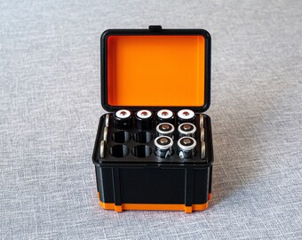 頑丈な18650、CR123、CR2032コンボ電池ボックス | 電池ホルダー | コンパクトな収納ケース