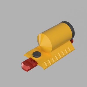 Picatinny Rail Quad AAA Battery Holder | Pic Rail | MIL-STD-1913 Rail | 1913 Rail Accessory | Tactical Pic Rail Holder | aaa Battery