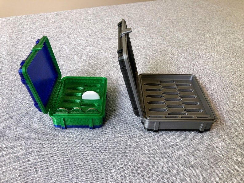 Rugged AirTag & CR2032 Storage Box | Apple AirTag Holder | Coin Battery Organizer | CR2032 Case | Battery Storage Container image 4