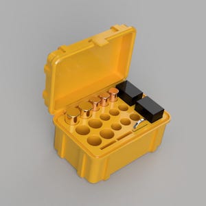 Rugged 9V, CR2032, AAA and AA Battery Holder | Battery Box | Compact Storage Case