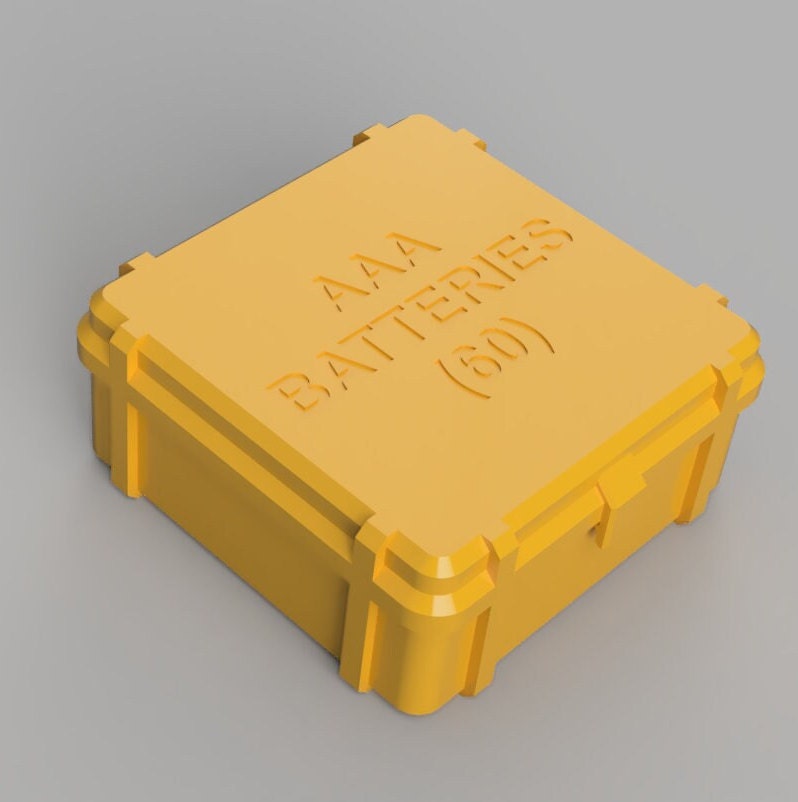 Rugged 60 AAA Battery Holder Battery Caddy Battery Etsy